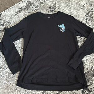 Hurley men’s long sleeve t shirt- large